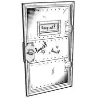 Comics Armored Door