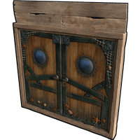 Pirate Ship Wooden Double Door