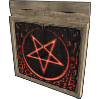 Wooden Double Door from Hell