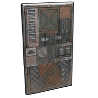 Metalshop Scrap Door