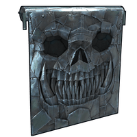 Twisted Metal Garage Door
