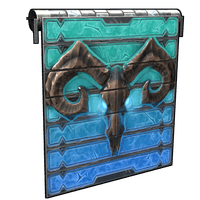 Glacial Visage Garage Door