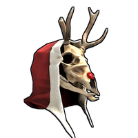 Rudolph Skull Mask