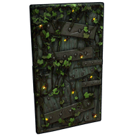Fireflies Metal Door