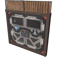 Space Base Sheet Metal Double Door
