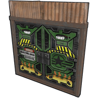 Bombshell Sheet Metal Double Door