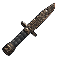 Bronze Raven Knife