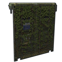 Cobalt Jungle Container Garage Door