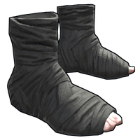 Burlap Ninja Slippers