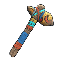 Abstraction Stone Hatchet