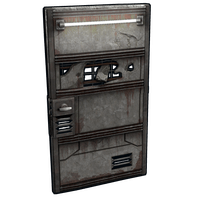 Brutalist Sheet Metal Door