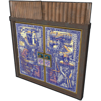 Porcelain Sheet Metal Double Door