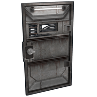 Brutalist Armored Door