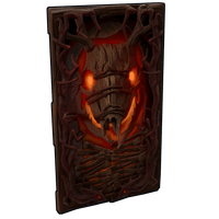 Wild Hunt Wooden Door