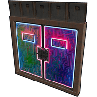 Neon Bismuth Armored Double Door