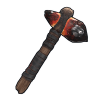 Dragon Glass Stone Hatchet