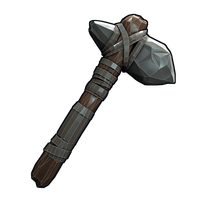 Low Poly Stone Hatchet